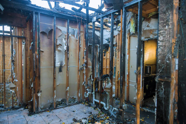 Professional Fire Board Up technician working in Wilson, WI